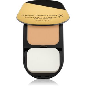 Max Factor Facefinity Refillable Fond de ten matifiant compact SPF 20 culoare 033 Crystal Beige 10 g-Țena
