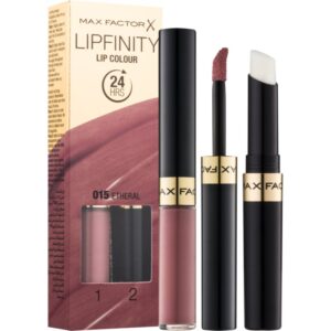 Max Factor Lipfinity Lip Colour ruj cu persistenta indelungata balsam culoare 015 Etheral 4