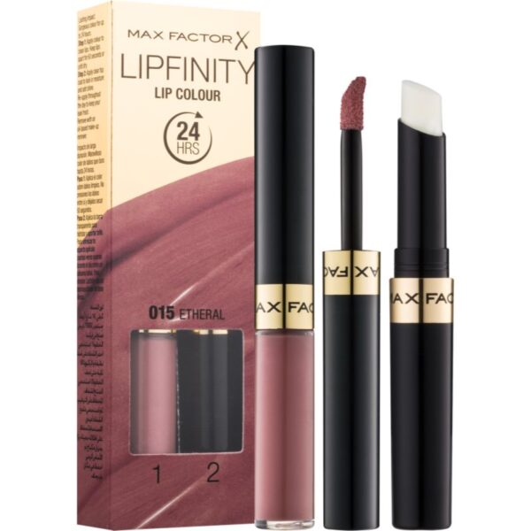 Max Factor Lipfinity Lip Colour ruj cu persistenta indelungata balsam culoare 015 Etheral 4