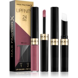 Max Factor Lipfinity Lip Colour ruj cu persistenta indelungata balsam culoare 055 Sweet 4