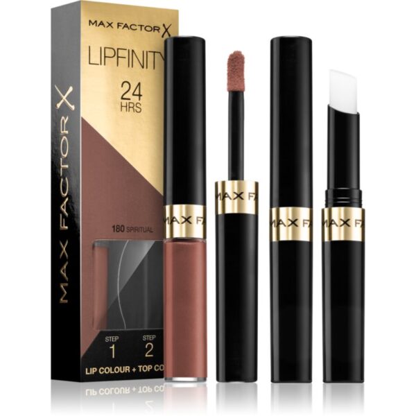 Max Factor Lipfinity Lip Colour ruj cu persistenta indelungata balsam culoare 180 Spiritual 4