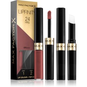 Max Factor Lipfinity Lip Colour ruj cu persistenta indelungata balsam culoare 70 Spicy 4