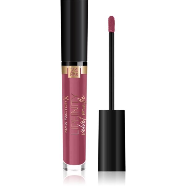 Max Factor Lipfinity Velvet Matte ruj lichid mat culoare 005 Matte Merlot 3