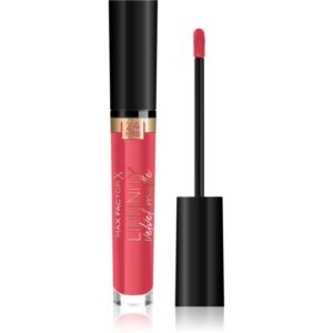 Max Factor Lipfinity Velvet Matte ruj lichid mat culoare 025 Red Luxury 3