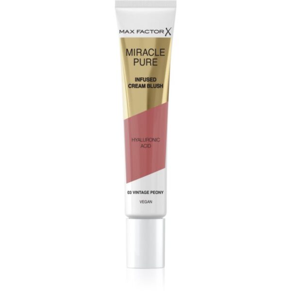 Max Factor Miracle Pure blush cremos culoare 03 Vintage Peony 15 ml-Țena