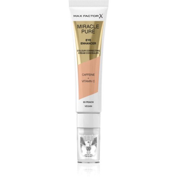 Max Factor Miracle Pure corector cremos împotriva ridurilor și a cearcănelor întunecate culoare 03 Peach 10 ml-ro