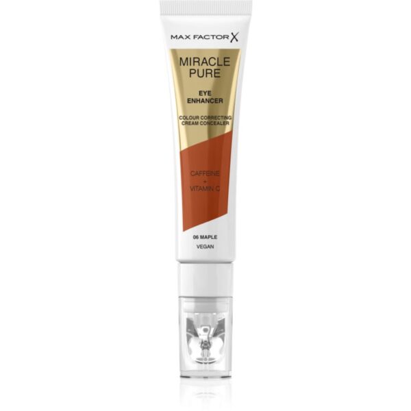 Max Factor Miracle Pure corector cremos împotriva ridurilor și a cearcănelor întunecate culoare 06 Maple 10 ml-ro