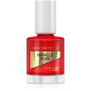 Max Factor Miracle Pure lac de unghii cu rezistenta indelungata culoare 305 Scarlet Poppy 12 ml-ro
