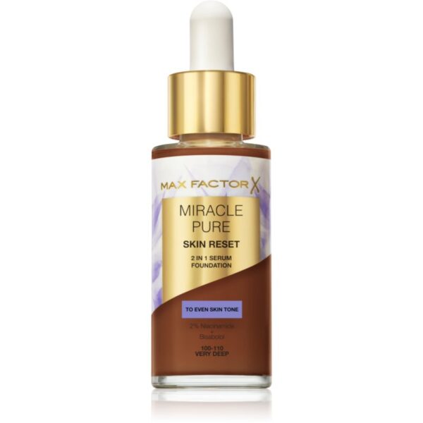 Max Factor Miracle Pure machiaj de îngrijire culoare 100-110 Very Deep 30 ml-ro