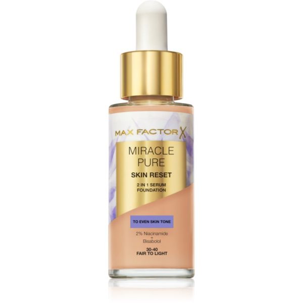 Max Factor Miracle Pure machiaj de îngrijire culoare 30-40 Fair To Light 30 ml-ro