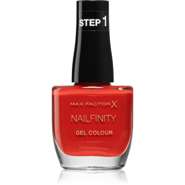 Max Factor Nailfinity Gel Colour gel de unghii fara utilizarea UV sau lampa LED culoare 420 Spotlight On Her 12 ml-Țena
