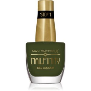 Max Factor Nailfinity Gel Colour gel de unghii fara utilizarea UV sau lampa LED culoare 595 Green Room 12 ml-ro