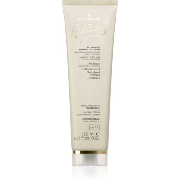 Medavita Blondie All Blondes mască fortifiantă pentru păr vopsit 150 ml-ro