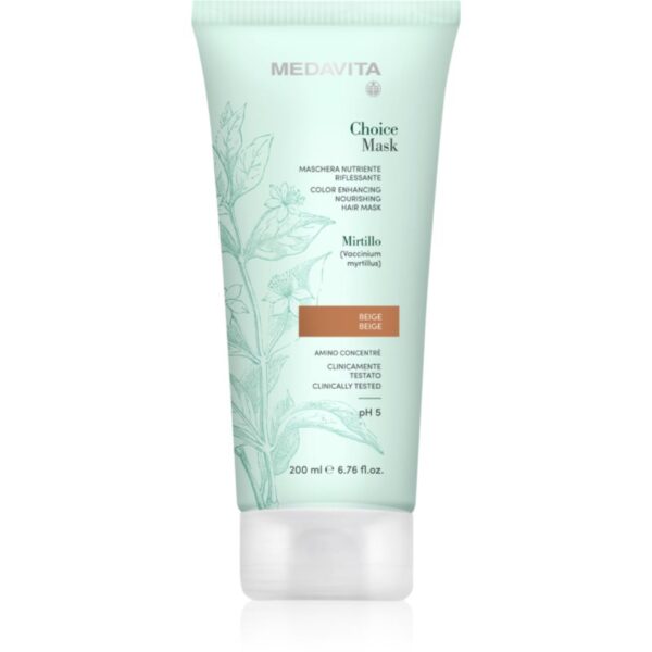 Medavita Choice Beige masca hranitoare pentru păr vopsit 200 ml-ro