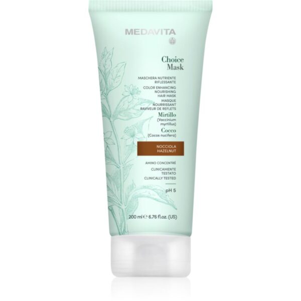 Medavita Choice Hazelnut masca hranitoare pentru păr vopsit 200 ml-Țena