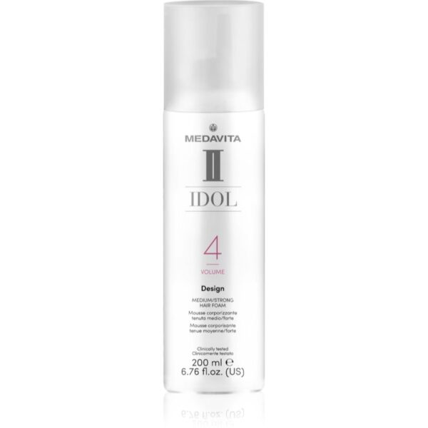 Medavita IDOL Volume spumă de styling pentru păr Medium-Strong 200 ml-Țena