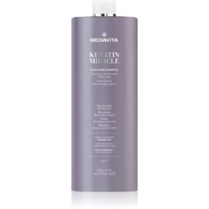 Medavita Keratin Miracle Sleek Hair Shampoo sampon pentru indreptarea parului 1250 ml-Țena