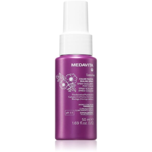 Medavita LUXVIVA Color Care - Home spray pentru păr cu protecție termică 50 ml-Țena