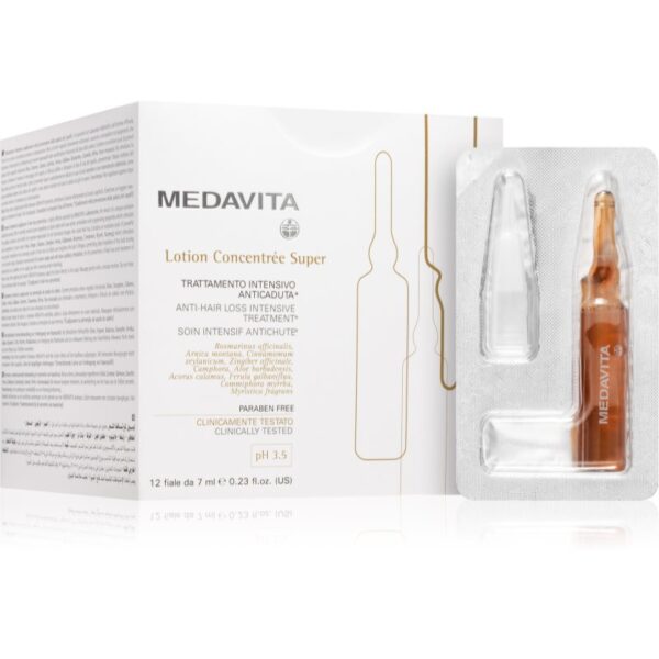 Medavita Lotion Concentrée Super tratament pentru ingrijire impotriva caderii parului 12x7 ml-ro