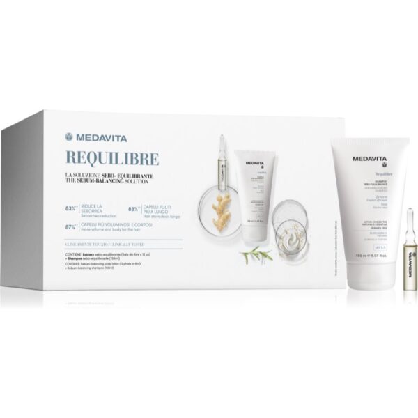 Medavita Requilibre Sebum-Balancing Set set cadou pentru păr-ro