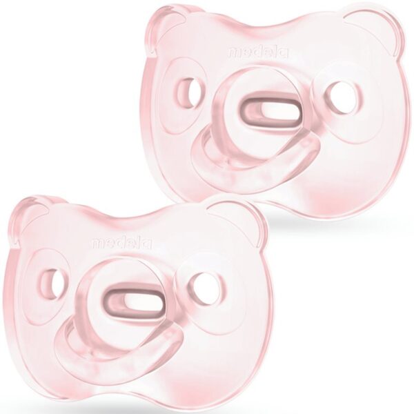 Medela Soft Silicone Soother Girl 6-18m suzetă 6-18m 2 buc-ro