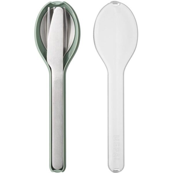 Mepal Ellipse tacâmuri calatorii culoare Nordic Sage-Țena