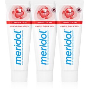Meridol Complete Care pasta de dinti pentru dinti sensibili 3x75 ml-Țena