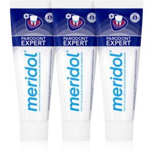 Meridol Parodont Expert Pata de dinti impotriva sangerarilor gingivale si a parodontiteti. 3x75 ml-ro