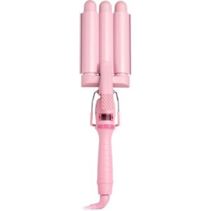 Mermade Mini Waver 25 mm ondulator triplu pentru păr Pink 1 buc-Țena