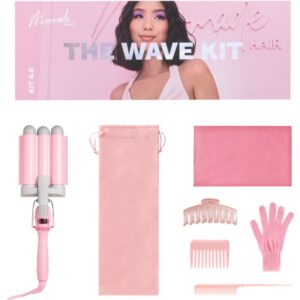 Mermade The Wave Kit ondulator triplu cu accesorii 32mm 1 buc-Țena