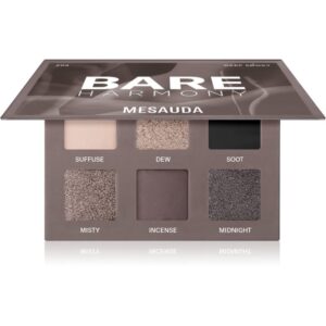 Mesauda Milano Bare Harmony paleta farduri de ochi culoare 202 Deep Smoky 6x1 g-ro