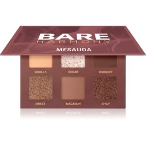 Mesauda Milano Bare Harmony paleta farduri de ochi culoare 204 Delicious Rose 6x1 g-ro