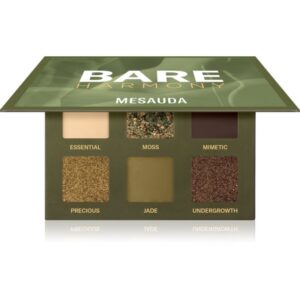 Mesauda Milano Bare Harmony paleta farduri de ochi culoare 205 Hidden Green 6x1 g-ro