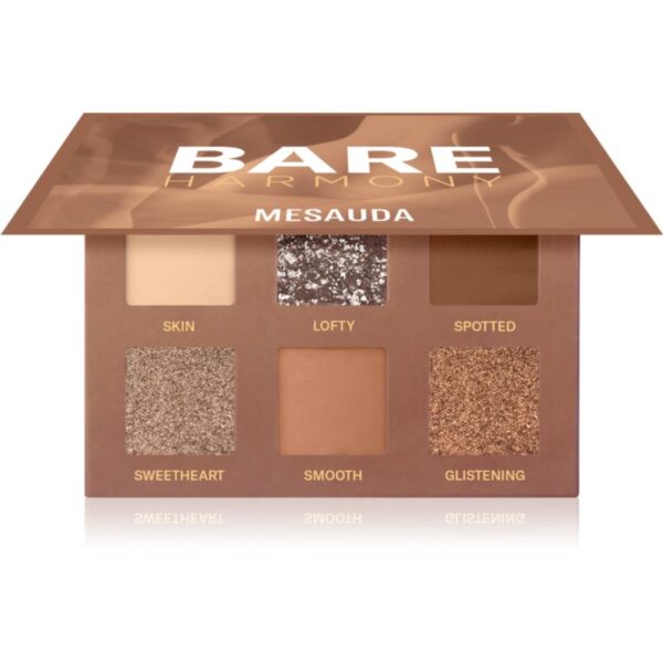 Mesauda Milano Bare Harmony paleta farduri de ochi culoare 206 Timeless Nude 6x1 g-ro