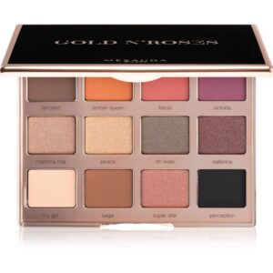 Mesauda Milano Gold N'Roses paleta farduri de ochi 12x1