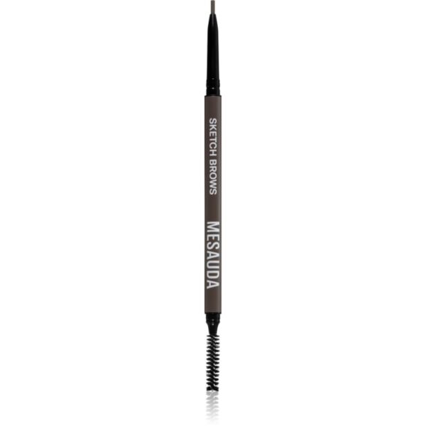 Mesauda Milano Sketch Brows creion pentru sprancene cu pensula culoare 102 Brunette 0
