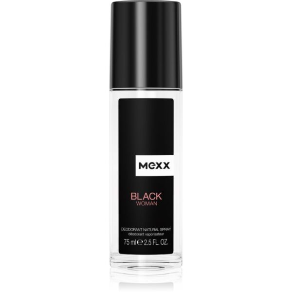 Mexx Black Woman Deo cu atomizor pentru femei 75 ml-Țena