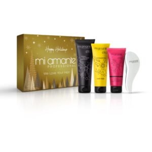Mi Amante Professional Happy Holidays set cadou de Crăciun pentru păr 4 buc-ro