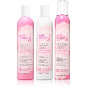 Milk Shake Colour Care Flower Fragrance Go Pink Threepack set pentru păr vopsit-ro