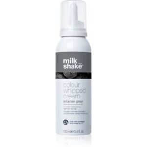 Milk Shake Colour Whipped Cream spuma tonica pentru toate tipurile de păr Intense gray 100 ml-ro