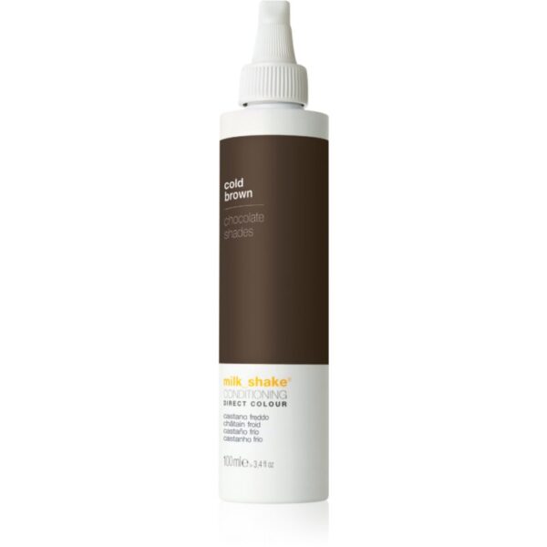 Milk Shake Direct Colour balsam nuanțator pentru hidratare intensa Cold Brown 100 ml-Țena
