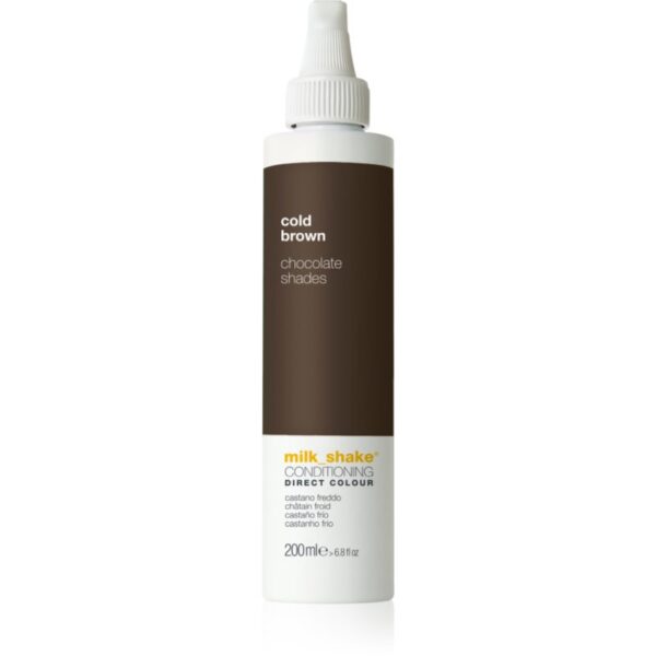 Milk Shake Direct Colour balsam nuanțator pentru hidratare intensa Cold Brown 200 ml-Țena