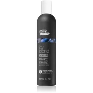 Milk Shake Icy Blond Shampoo șampon pentru neutralizarea tonurilor de galben pentru par blond 300 ml-ro
