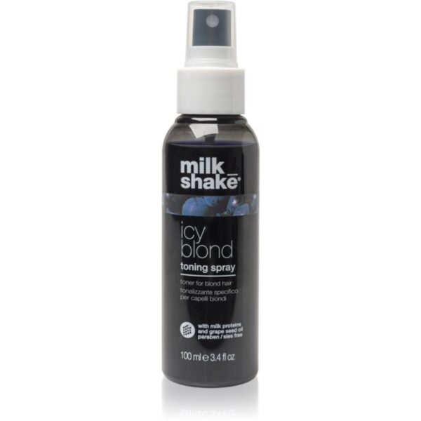 Milk Shake Icy Blond Toning Spray spray neutralizeaza tonurile de galben 100 ml-ro