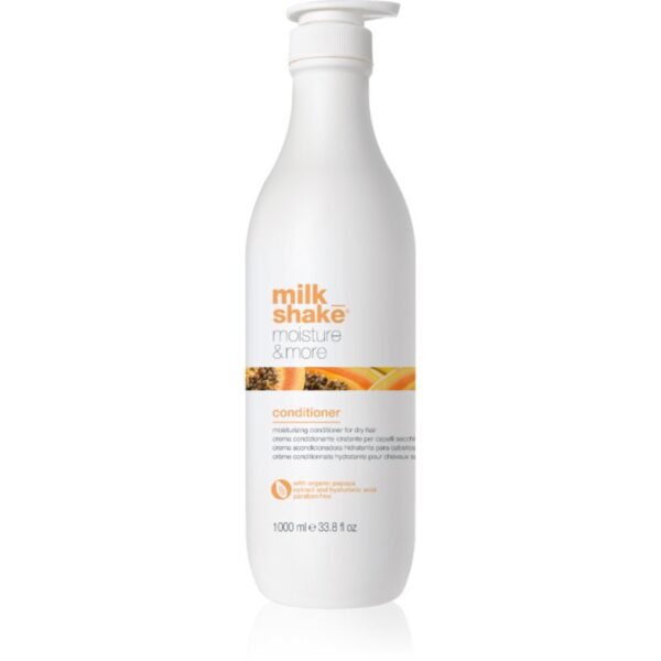 Milk Shake Moisture & More Conditioner balsam hidratant pentru par uscat 1000 ml-Țena