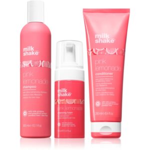 Milk Shake Pink Lemonade Set set pentru parul blond cu suvite-Țena
