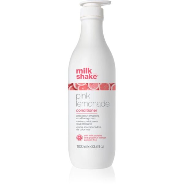Milk Shake Pink Lemonade balsam nuanțator pentru par blond odstín Pink 1000 ml-ro