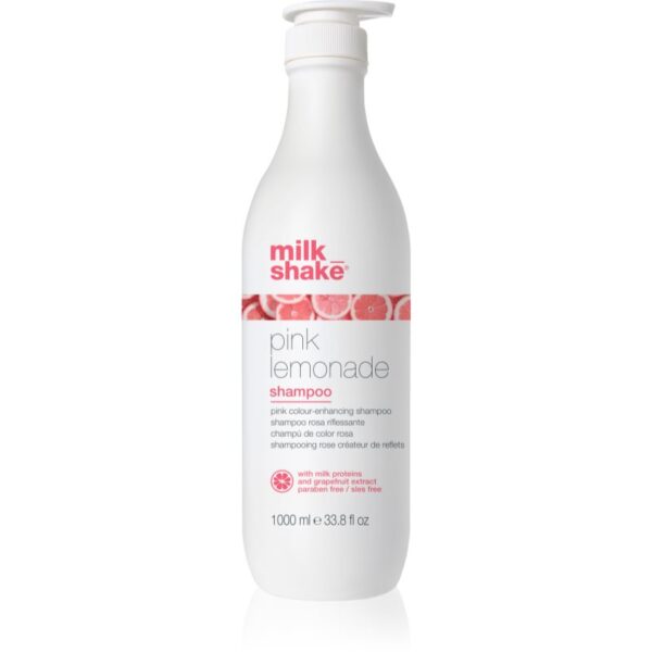 Milk Shake Pink Lemonade șampon nuanțator pentru par blond odstín Pink 1000 ml-ro