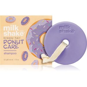 Milk Shake Silver Shine Donut Care Shampoo șampon solid pentru par blond 50 g-ro