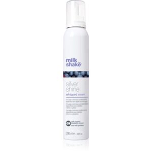 Milk Shake Silver Shine Whipped Cream balsam spumă neutralizeaza tonurile de galben 200 ml-Țena